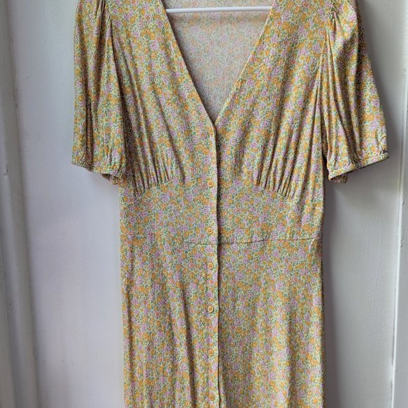 Floral Printed Buttoned Mini Dress from & Other Stories (Size 6) - Picture 7 of 7